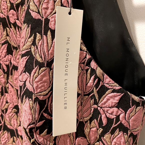 NWT ML Monique Lhuillier Rita Ruffled Mini Dress - Picture 12 of 15